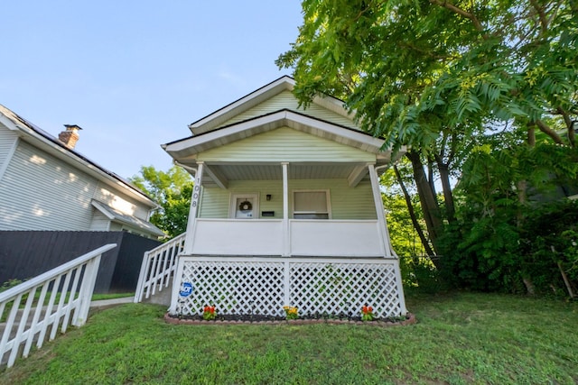 1008 E Whittier St, Columbus, OH 43206 - view of front of property with covered porch