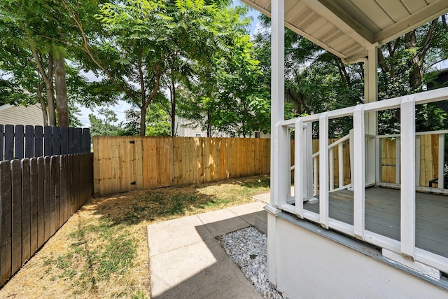 1008 E Whittier St, Columbus, OH 43206 - view of fenced backyard