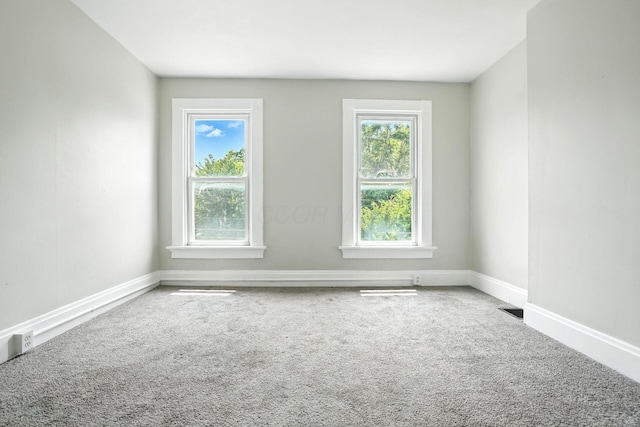 538 W Town St, Columbus, OH 43215 - spare room with carpet floors and healthy amount of natural light