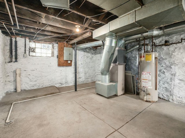 538 W Town St, Columbus, OH 43215 - basement featuring water heater and heating unit