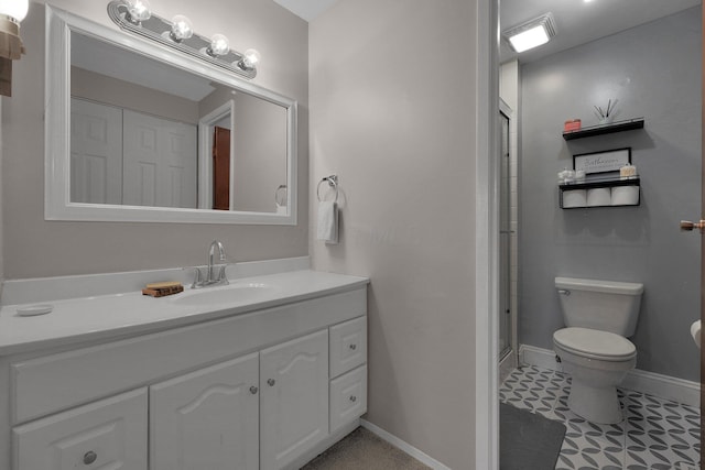 1418 Clemens Pl, Reynoldsburg, OH 43068 - bathroom featuring vanity and a shower stall