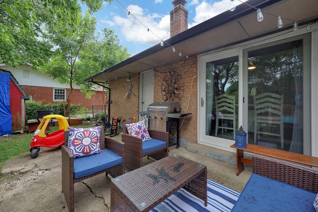1418 Clemens Pl, Reynoldsburg, OH 43068 - view of patio with area for grilling