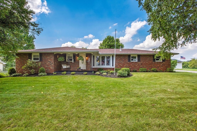 3251 Old Mill Rd NE, Lancaster, OH 43130 - single story home with brick siding and a front yard