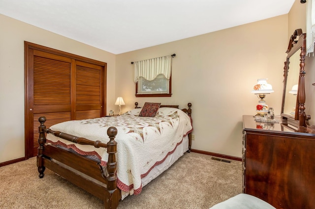 3251 Old Mill Rd NE, Lancaster, OH 43130 - carpeted bedroom with baseboards and a closet