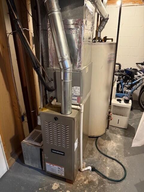 796 Cap Ln Unit 21C, Columbus, OH 43085 - utility room with water heater
