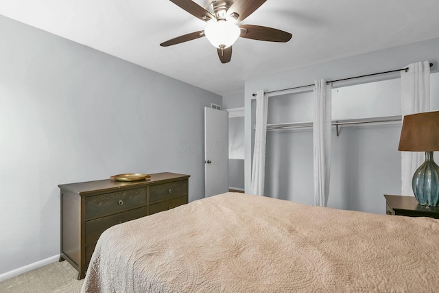 1533 Sandringham Ct, Columbus, OH 43220 - bedroom with carpet and ceiling fan