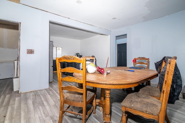 324 Quarry St, Marion, OH 43302 - dining space featuring light wood-type flooring