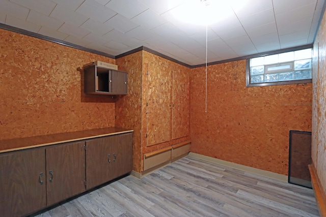 5278 Edgeview Rd, Columbus, OH 43207 - basement featuring light wood-style floors