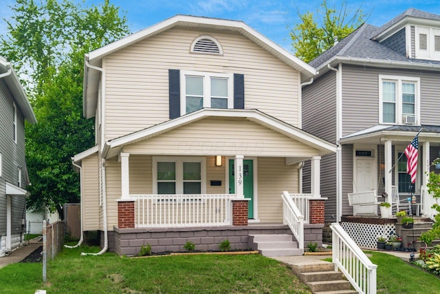 139 S Princeton Ave, Columbus, OH 43222 - american foursquare style home featuring covered porch