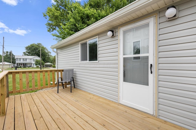 5369 Quincy St, Harpster, OH 43323 - view of wooden deck