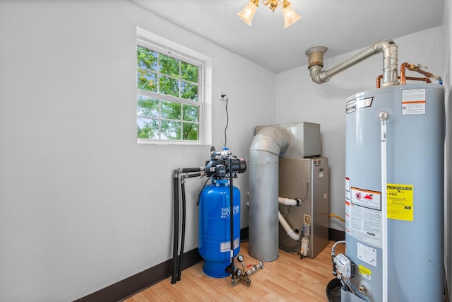 5369 Quincy St, Harpster, OH 43323 - utilities featuring gas water heater