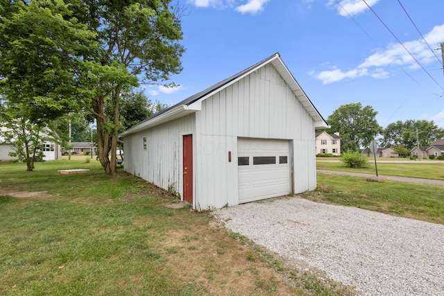 5369 Quincy St, Harpster, OH 43323 - detached garage featuring driveway
