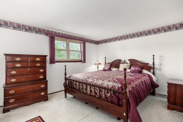 229 Danbury Rd, West Jefferson, OH 43162 - bedroom with light colored carpet and a textured ceiling