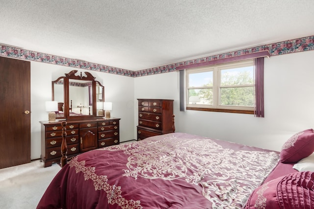 229 Danbury Rd, West Jefferson, OH 43162 - bedroom featuring carpet floors and a textured ceiling
