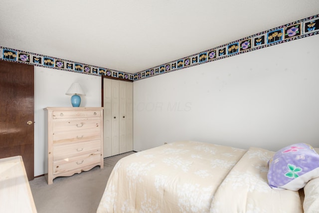 229 Danbury Rd, West Jefferson, OH 43162 - bedroom with light carpet and a closet