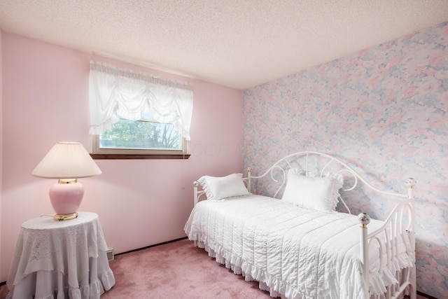 229 Danbury Rd, West Jefferson, OH 43162 - bedroom with carpet and a textured ceiling