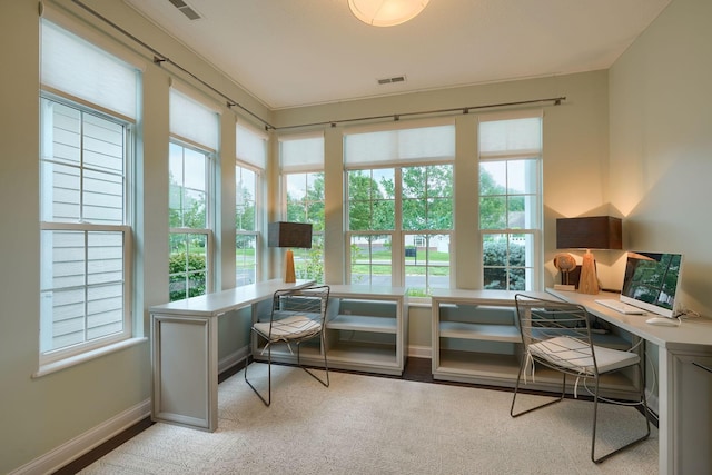 6918 Rothwell St, New Albany, OH 43054 - carpeted office space featuring healthy amount of natural light
