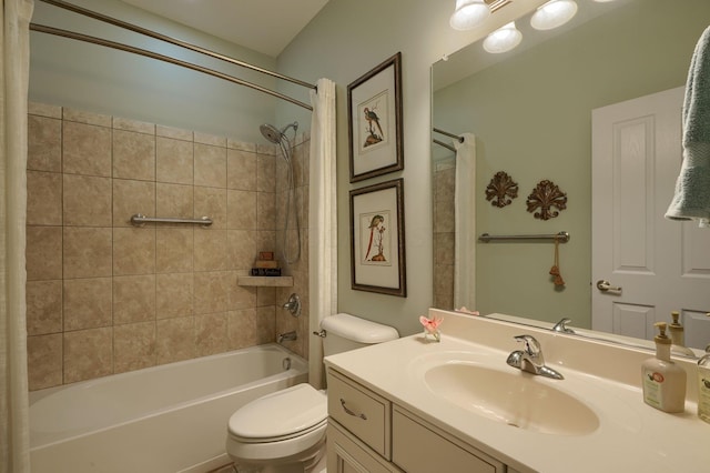 6918 Rothwell St, New Albany, OH 43054 - bathroom featuring vanity and shower / tub combo with curtain