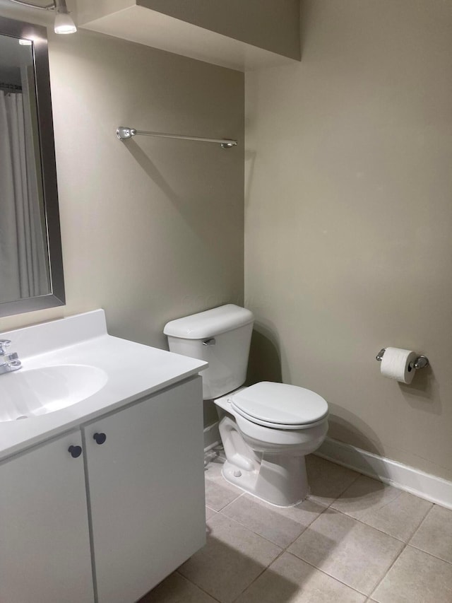 1276 N High St Unit 206, Columbus, OH 43201 - bathroom featuring vanity and tile patterned floors