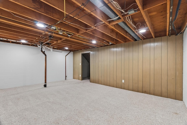 4368 Airendel Ct, Columbus, OH 43220 - basement with carpet flooring