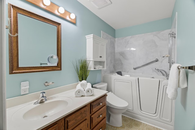4368 Airendel Ct, Columbus, OH 43220 - bathroom with a bathtub, vanity, and a shower