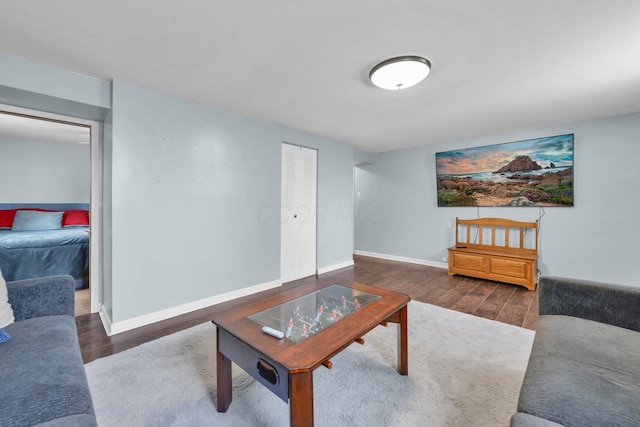 1293 Gresham Rd, Columbus, OH 43204 - living room with wood finished floors and baseboards