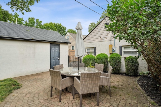 1317 Broadview Ave, Columbus, OH 43212 - view of patio / terrace with outdoor dining space