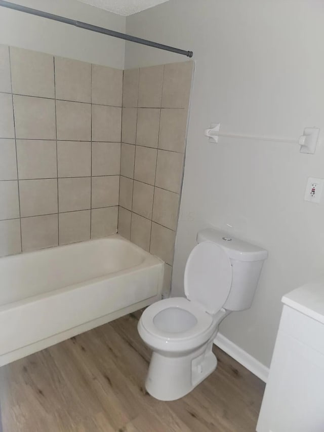 4867 Foxcroft Ct, Columbus, OH 43232 - bathroom with wood finished floors, shower / bath combination, and vanity