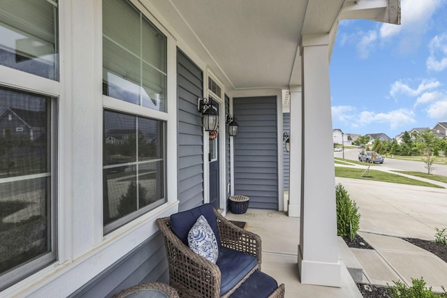 7250 Konold Ct, Canal Winchester, OH 43110 - covered porch with a residential view