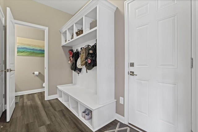 7250 Konold Ct, Canal Winchester, OH 43110 - mudroom featuring dark wood finished floors