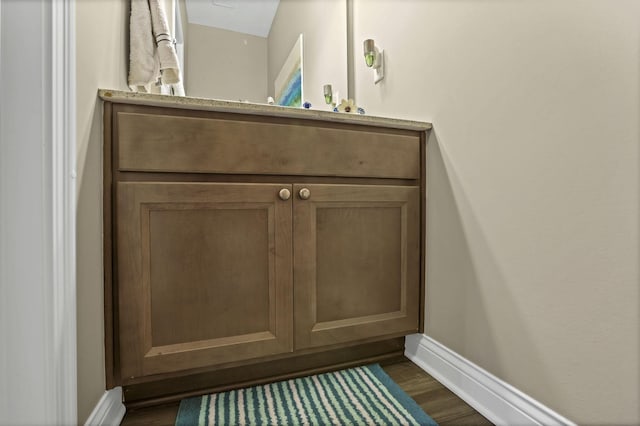 7250 Konold Ct, Canal Winchester, OH 43110 - bathroom featuring vanity and wood finished floors