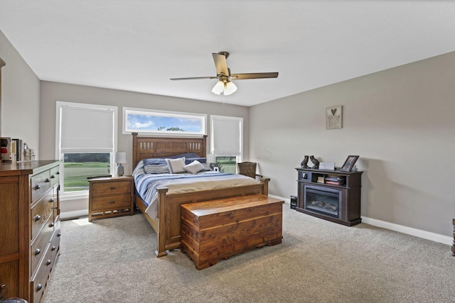 7250 Konold Ct, Canal Winchester, OH 43110 - bedroom featuring light colored carpet and a ceiling fan