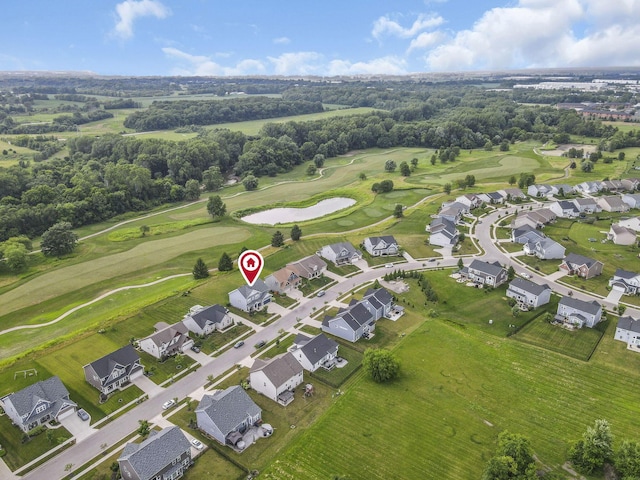 7250 Konold Ct, Canal Winchester, OH 43110 - aerial view of property's location with a golf club and nearby suburban area