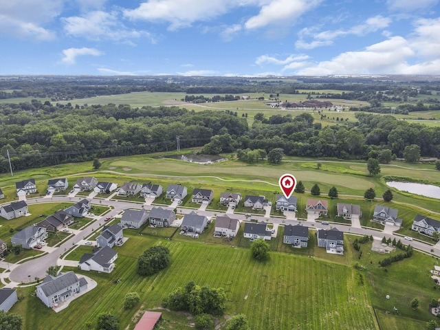 7250 Konold Ct, Canal Winchester, OH 43110 - aerial view of property's location featuring a nearby body of water and a local golf course