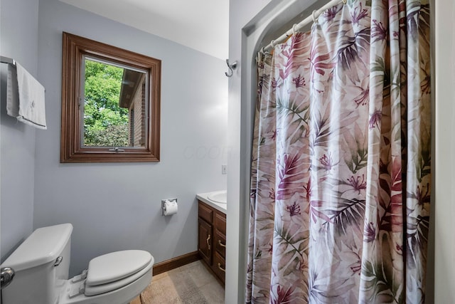 1178 London Rd, West Jefferson, OH 43162 - bathroom featuring vanity and a shower with shower curtain