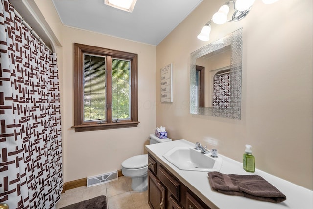 1178 London Rd, West Jefferson, OH 43162 - full bathroom with vanity, tile patterned floors, and a shower with shower curtain