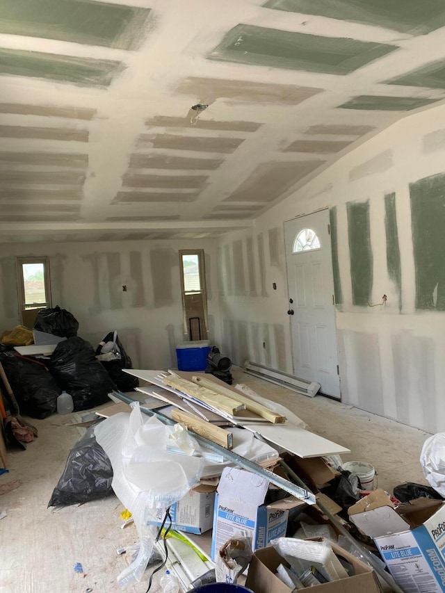 1138 Hilock Rd, Columbus, OH 43207 - miscellaneous room with healthy amount of natural light and lofted ceiling