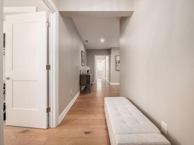 5285 Highpointe Lakes Dr Unit 201, Westerville, OH 43081 - corridor featuring light wood finished floors and recessed lighting
