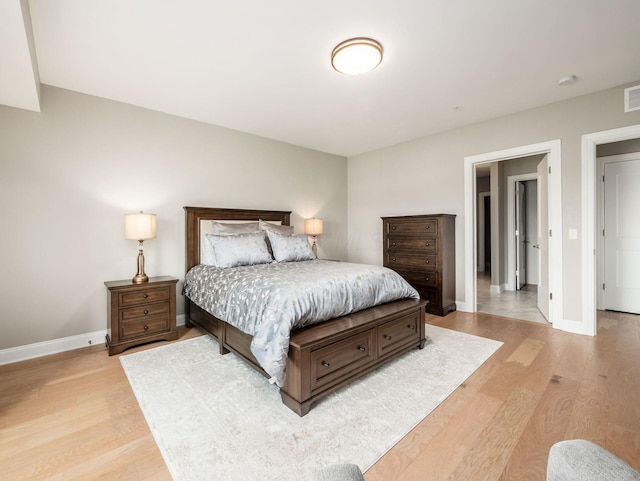 5285 Highpointe Lakes Dr Unit 201, Westerville, OH 43081 - bedroom featuring light wood-style flooring