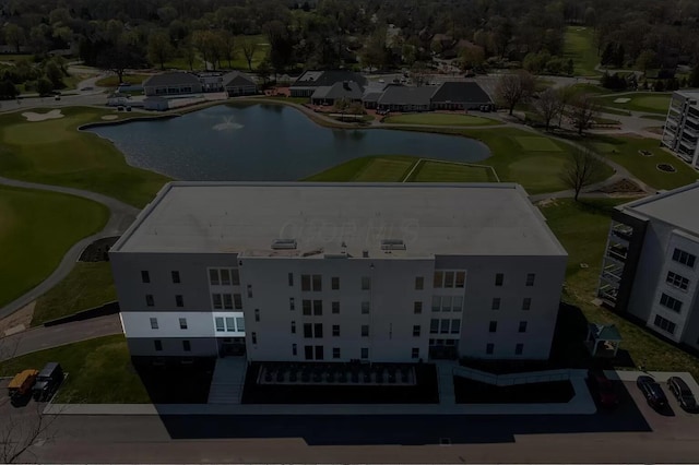 5285 Highpointe Lakes Dr Unit 201, Westerville, OH 43081 - drone / aerial view of a large body of water