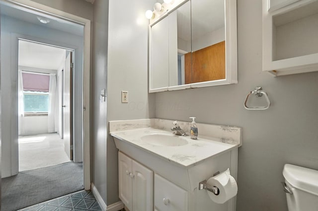 4143 Jonquil St, Columbus, OH 43224 - half bathroom featuring vanity and toilet