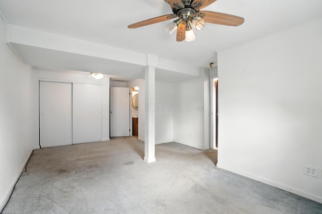 4143 Jonquil St, Columbus, OH 43224 - unfurnished bedroom with light colored carpet and baseboards