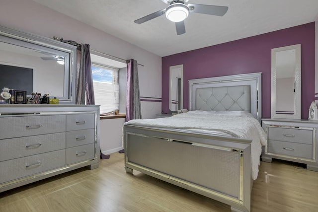 5276 Marci Way, Columbus, OH 43228 - bedroom featuring light wood finished floors and a ceiling fan