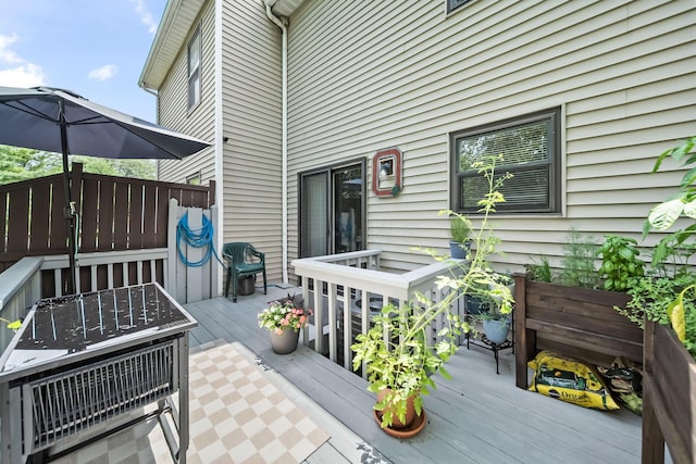 8194 Baltimore Ave Unit 6E, Westerville, OH 43081 - view of wooden deck