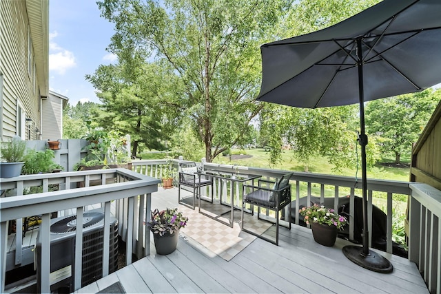8194 Baltimore Ave Unit 6E, Westerville, OH 43081 - view of wooden deck