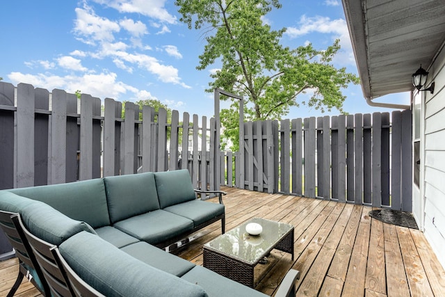 711 Cherry Hollow Rd Unit A, Columbus, OH 43228 - deck with an outdoor living space