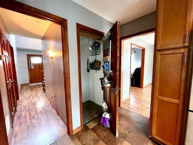 268 Clayburne Blvd, Chillicothe, OH 45601 - hall featuring baseboards and wood finished floors