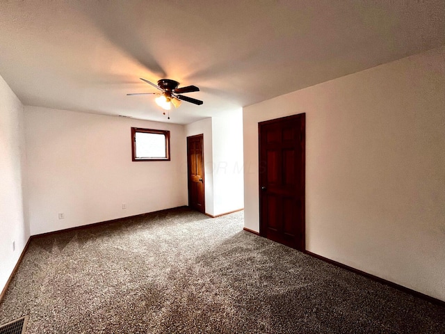 268 Clayburne Blvd, Chillicothe, OH 45601 - unfurnished room with carpet flooring and ceiling fan