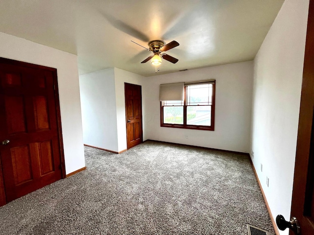 268 Clayburne Blvd, Chillicothe, OH 45601 - carpeted empty room with ceiling fan and baseboards