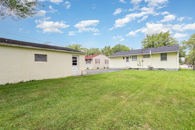 2115 Case Rd, Columbus, OH 43224 - view of green lawn with entry steps